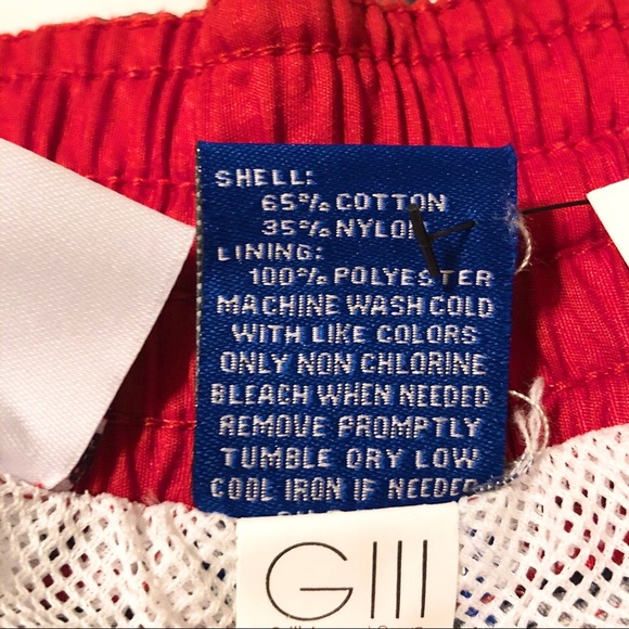 NWT Genuine Merchandise Boston Red Sox Swim Trunks - Picture 3 of 4